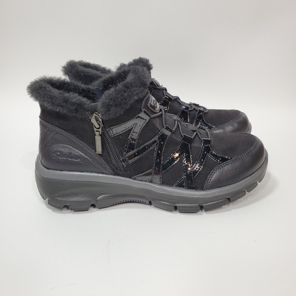 skechers boots with zipper